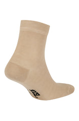 10CEL Quarter Socks Beige - (Pack of 6)