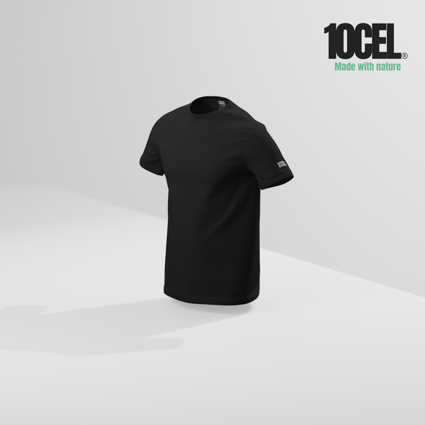 10CEL Ronde Hals T-Shirt Black - (Pack of 2)