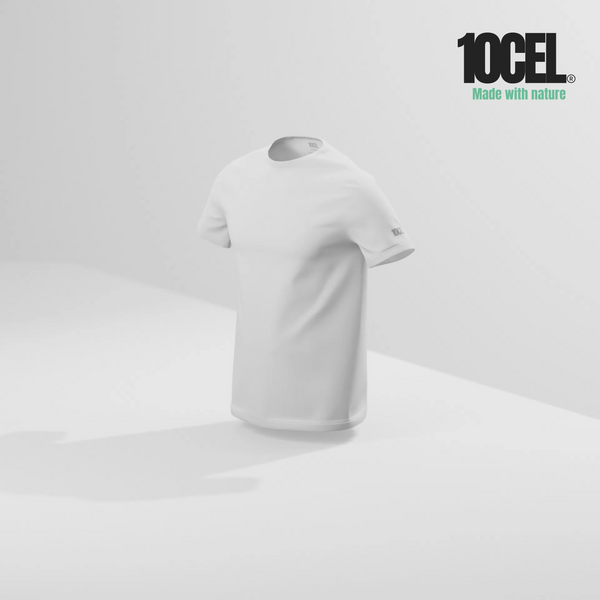 10CEL Ronde Hals T-Shirt White - (Pack of 4)