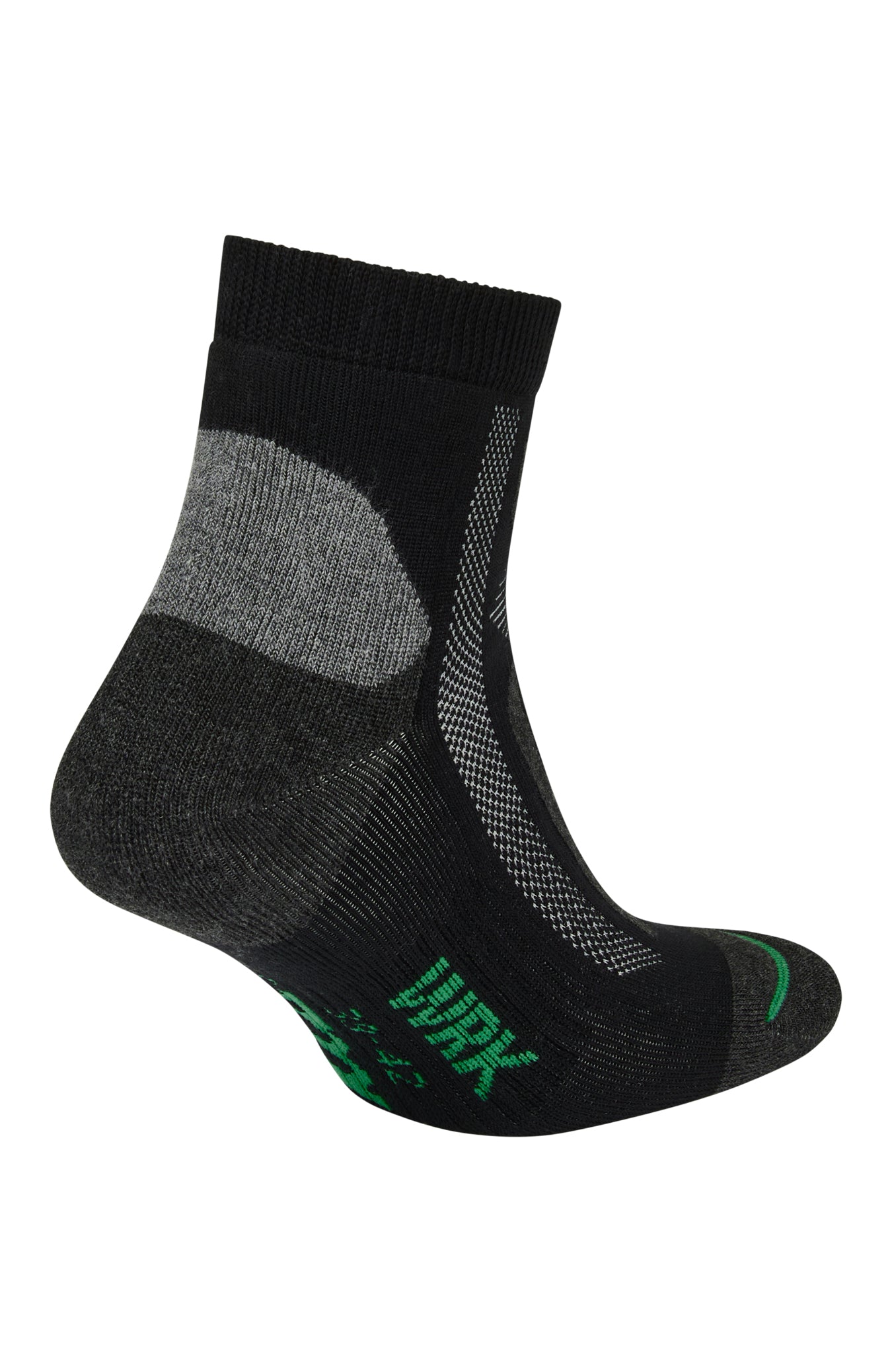 10CEL Quarter Work Socks Black