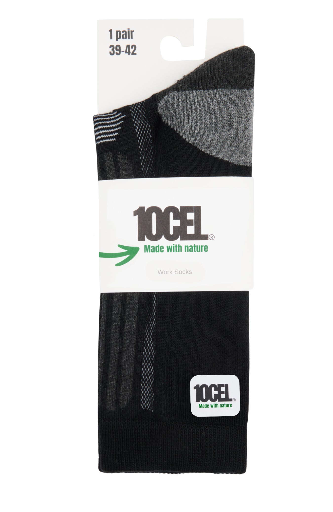 10CEL Work Socks Black