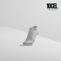 10CEL Short Socks White - (Pack of 2)
