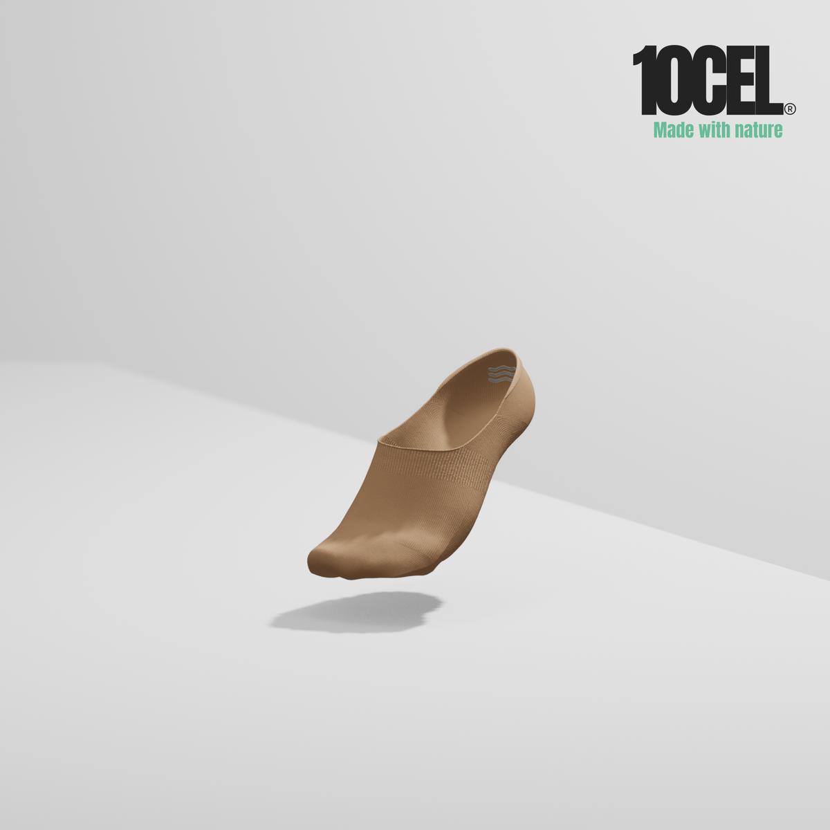 10CEL Invisible Footies Beige - (Pack of 2)