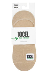 10CEL Invisible Footies Beige - (Pack of 2)