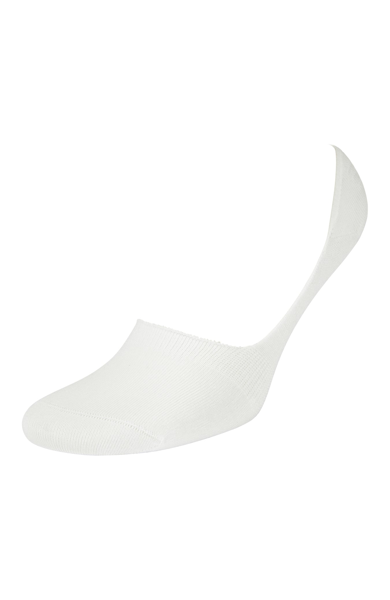 10CEL Invisible Footies White - (Pack of 2)