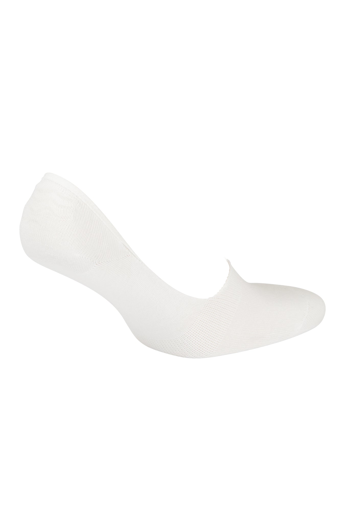 10CEL Invisible Footies White - (Pack of 2)