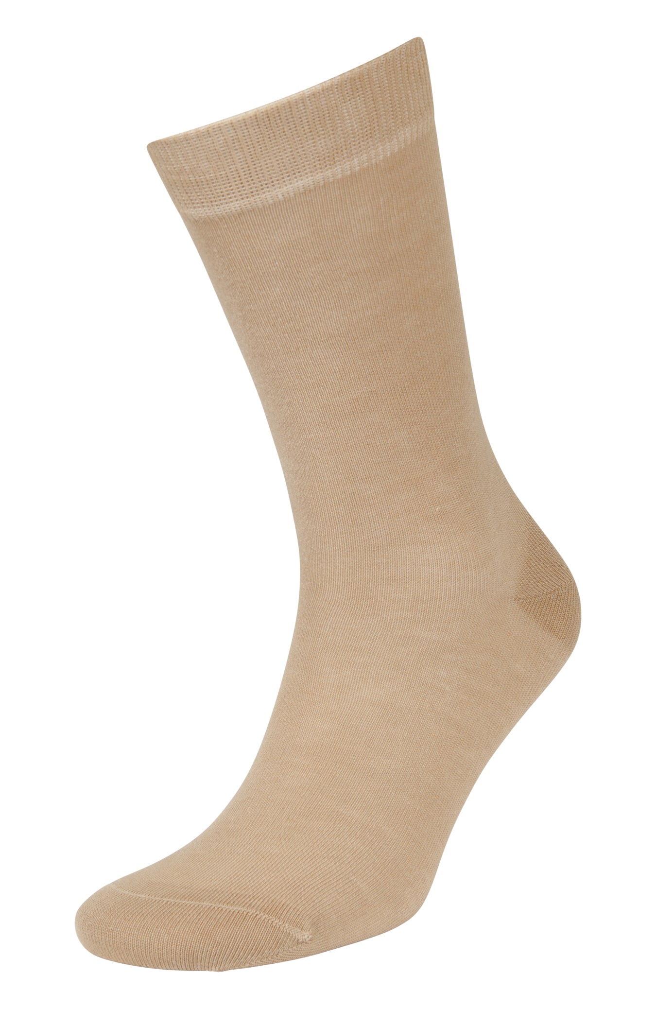 10CEL Plain Sokken Beige