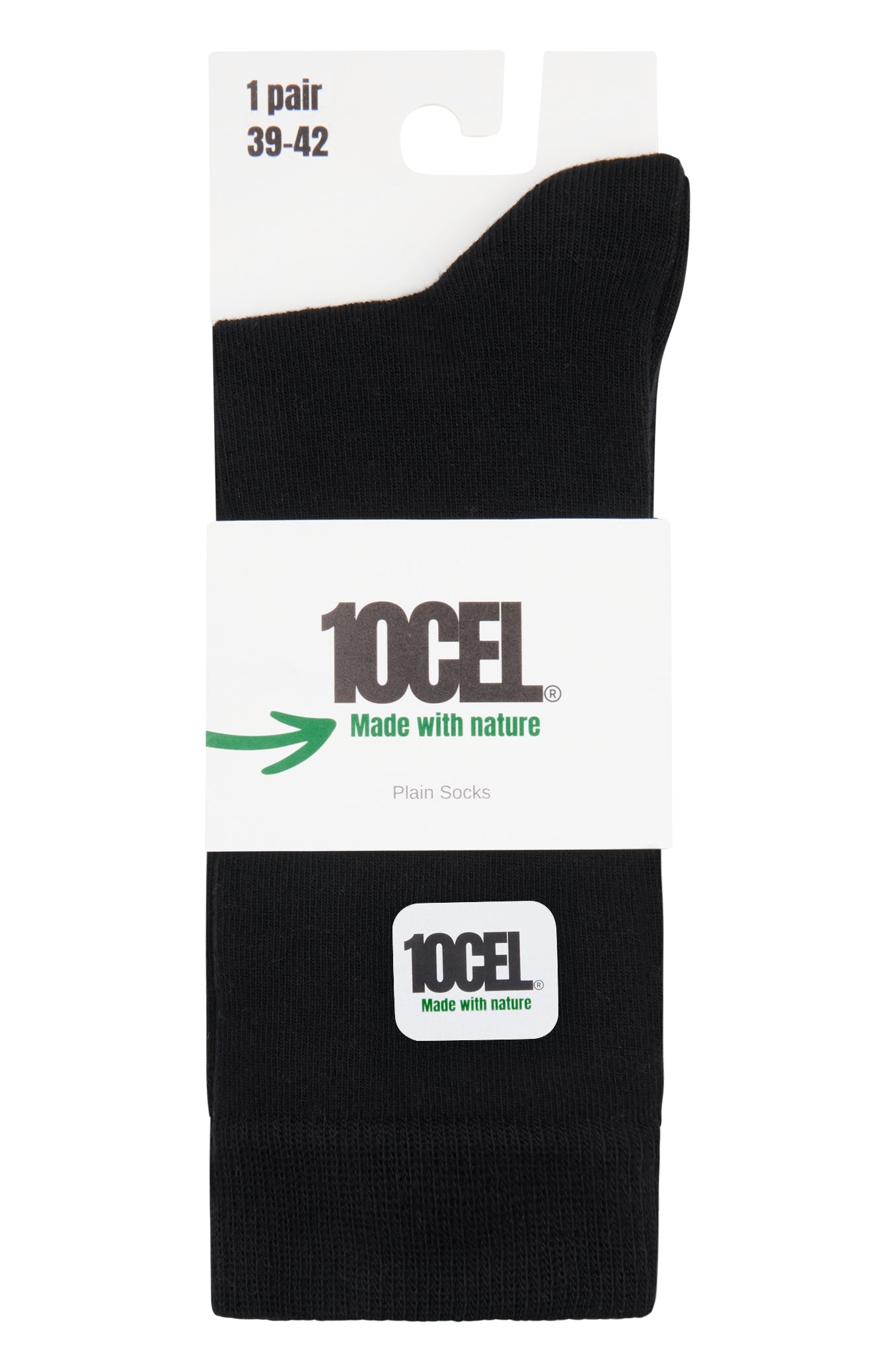 10CEL Plain Sokken Light Grey