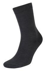 10CEL Plain Sokken Dark Grey - (Pack of 6)