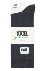 10CEL Plain Sokken Dark Grey - (Pack of 6)
