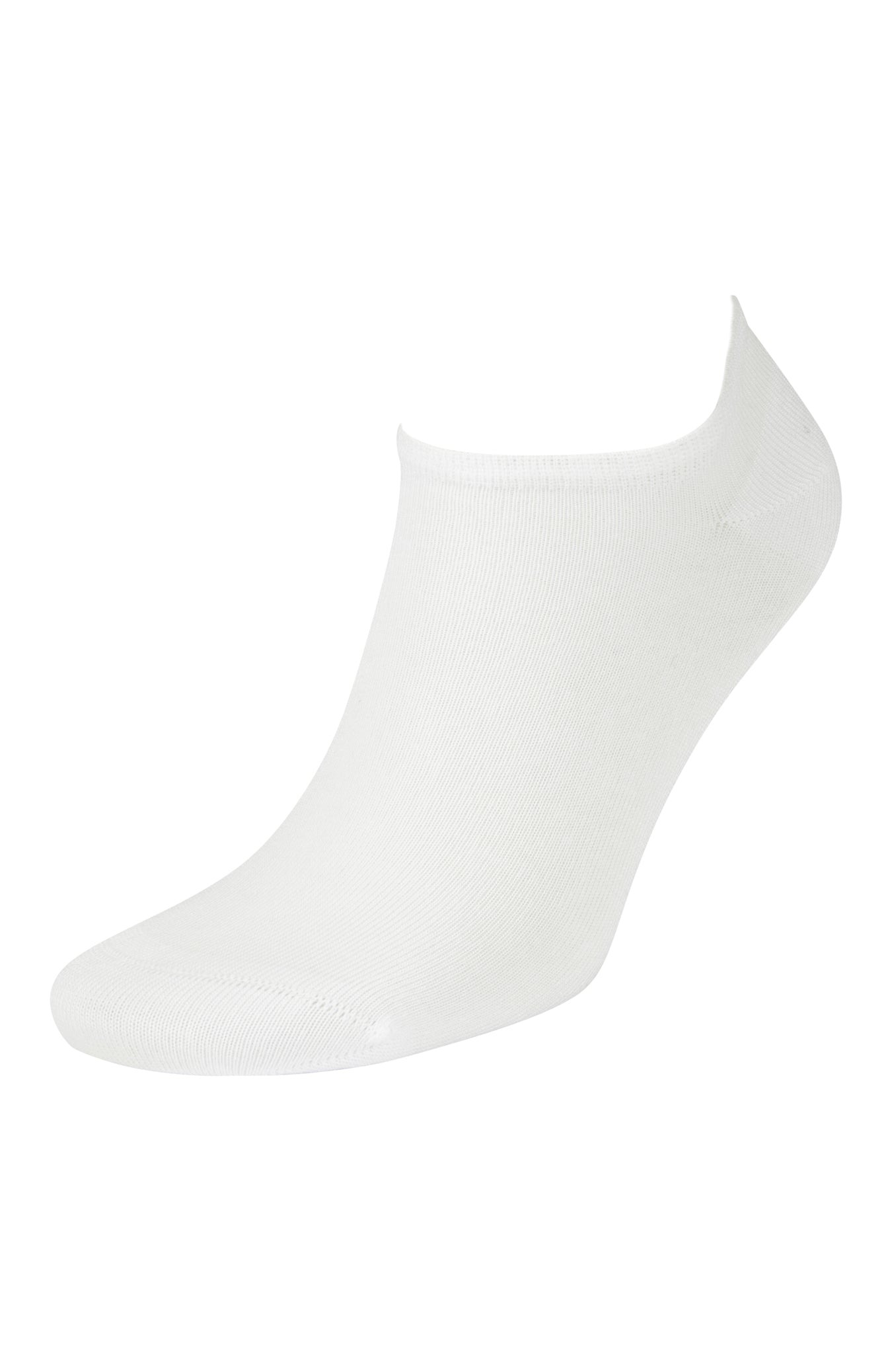 10CEL Short Socks White - (Pack of 2)
